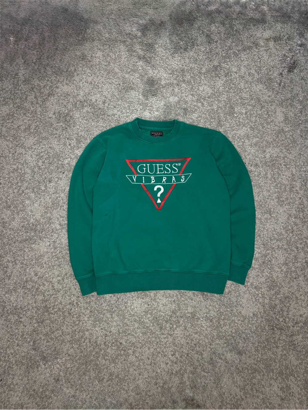 Vintage GUESS x J Balvin Vibras Triangle Logo Crewneck Sweatshirt 🌴✨